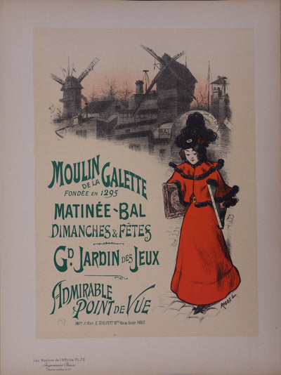  ROEDEL : Moulin de la Galette - Affiche