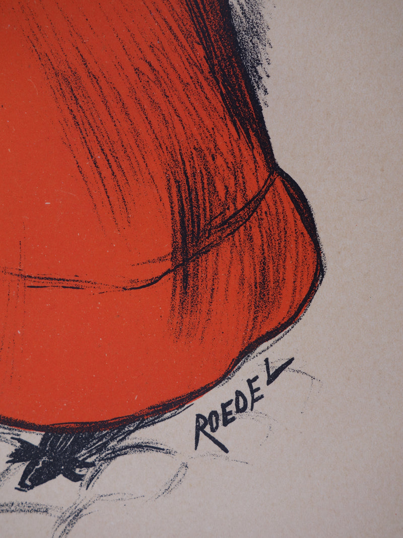  ROEDEL : Moulin de la Galette - Affiche (détail)