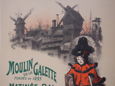  ROEDEL : Moulin de la Galette - Affiche (détail)