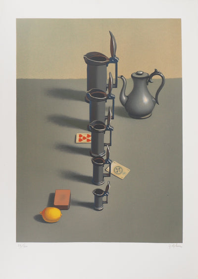 Georges ROHNER : Le citron, 1973 - Lithographie