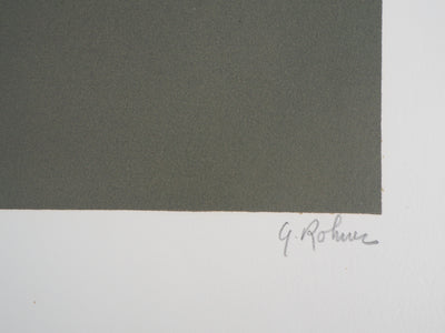 Georges ROHNER : Le citron, 1973 - Lithographie (détail)