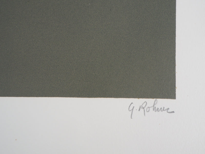 Georges ROHNER : Le citron, 1973 - Lithographie (détail)