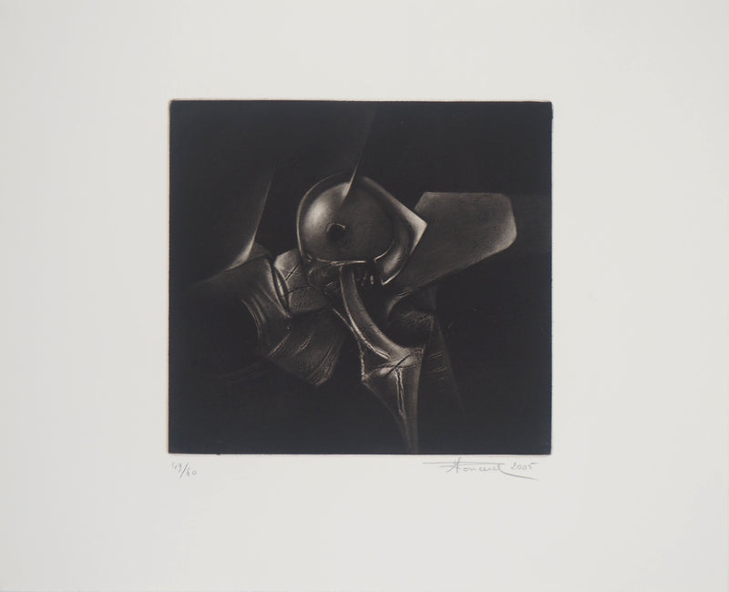 Michel RONCEREL : Fantasy en noir et blanc, 2005 - Gravure