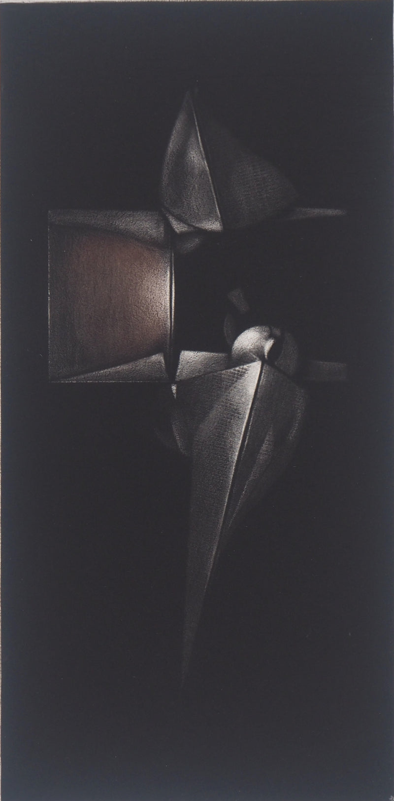 Michel RONCEREL : Pique de colère - Gravure (détail)