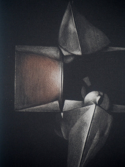 Michel RONCEREL : Pique de colère - Gravure (détail)