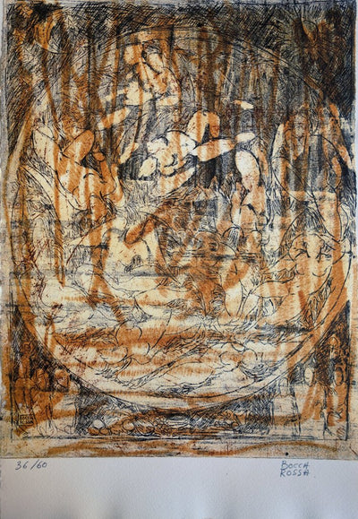 Patrick BOCCA ROSSA : Corps alanguis - Gravure