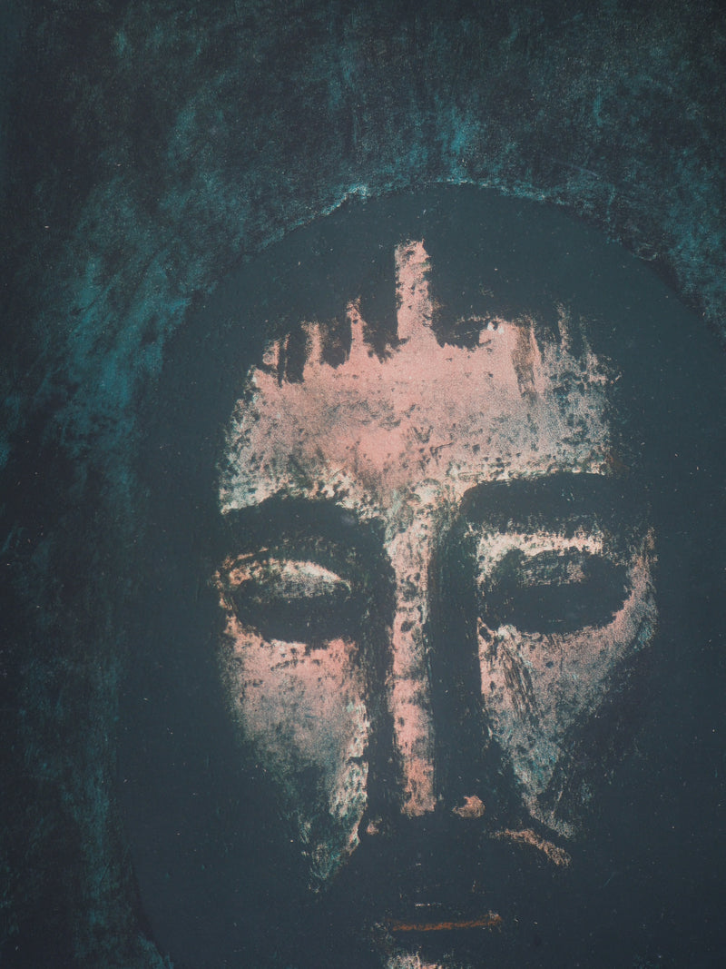 Georges ROUAULT : Visage - Lithographie (détail)