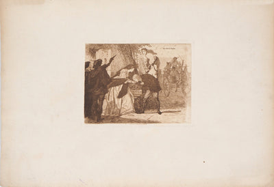 Ferdinand ROYBET : Poésies d'Arsène Houssaye - Gravure (détail)