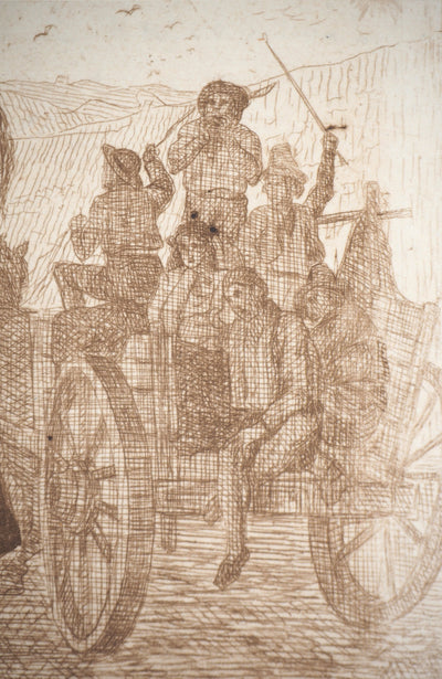Ferdinand ROYBET : Poésies d'Arsène Houssaye - Gravure (détail)