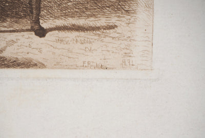 Ferdinand ROYBET : Poésies d'Arsène Houssaye - Gravure (détail)