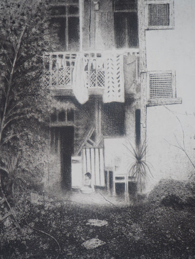 Jean David SABAN : Jardin d'été, 1995 - Gravure