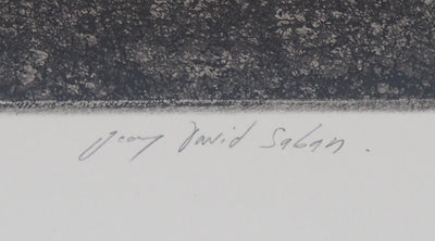 Jean David SABAN : Jardin d'été, 1995 - Gravure (détail)