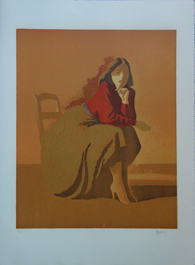 Gilles SACKSICK : Belle Roumaine - Lithographie