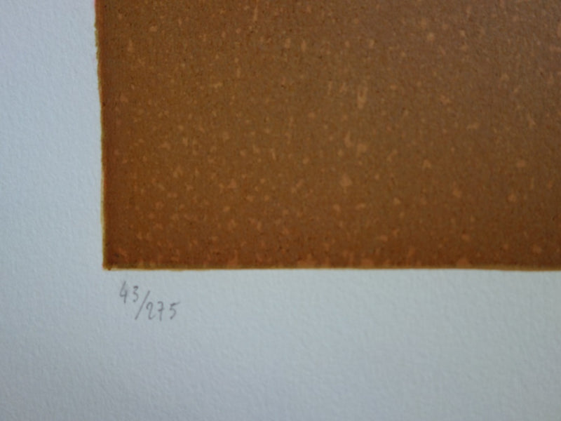 Gilles SACKSICK : Belle Roumaine - Lithographie (détail)
