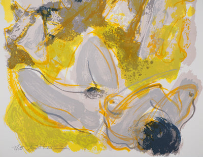 Maurice Elie SARTHOU : Nu dans les montagnes, Lithographie originale (photo de détail 3) - Crédit photo : Galerie Art.Paris