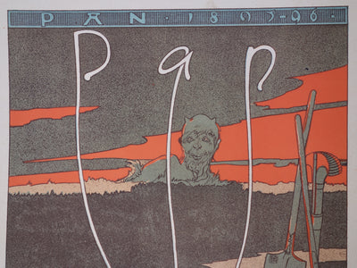 Joseph SATTLER : Pan, 1897 - Affiche (détail)