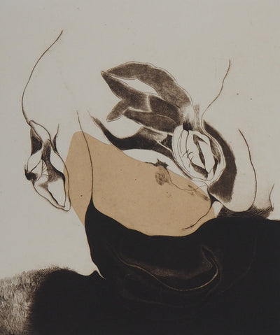 Nunik SAURET : Capparis spinosa, 1981 - Gravure (détail)