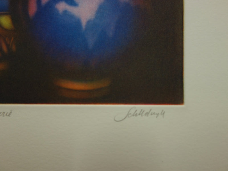 Laurent SCHKOLNYK : Chinoiserie - Gravure (détail)