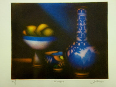 Laurent SCHKOLNYK : Chinoiserie - Gravure (détail)