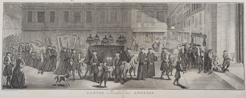 William HOGARTH et J.V. SCHLEY : Scènes de vie, 1735 - Gravure (détail)