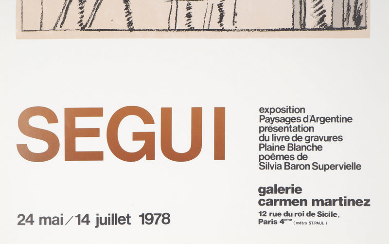 Antonio SEGUI : Vu sur le champs  - Affiche (détail)