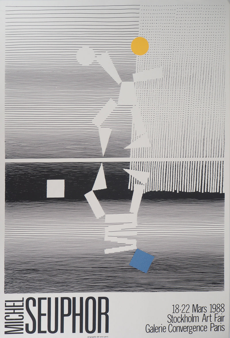 Michel SEUPHOR : Equilibre, Affiche originale (vue générale) - Crédit photo : Galerie Art.Paris