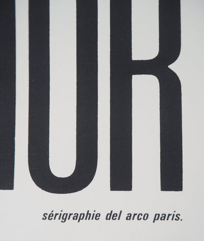 Michel SEUPHOR : Equilibre, Affiche originale (photo de détail 3) - Crédit photo : Galerie Art.Paris