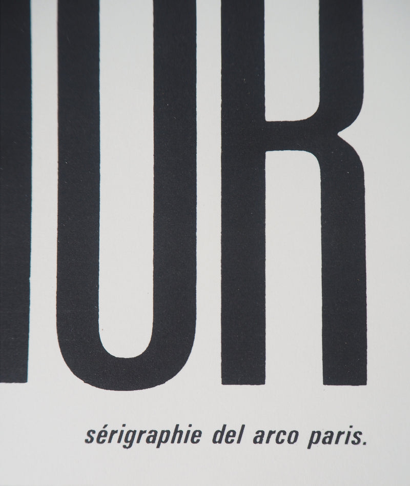 Michel SEUPHOR : Equilibre, Affiche originale (photo de détail 3) - Crédit photo : Galerie Art.Paris