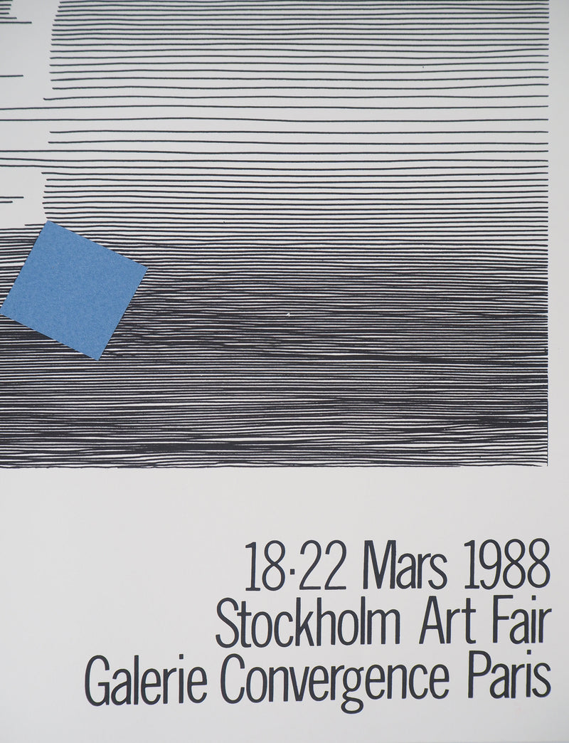 Michel SEUPHOR : Equilibre, Affiche originale (photo de détail 4) - Crédit photo : Galerie Art.Paris
