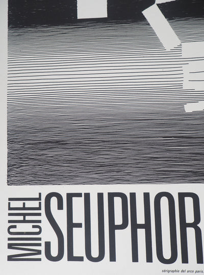 Michel SEUPHOR : Equilibre, Affiche originale (photo de détail 5) - Crédit photo : Galerie Art.Paris