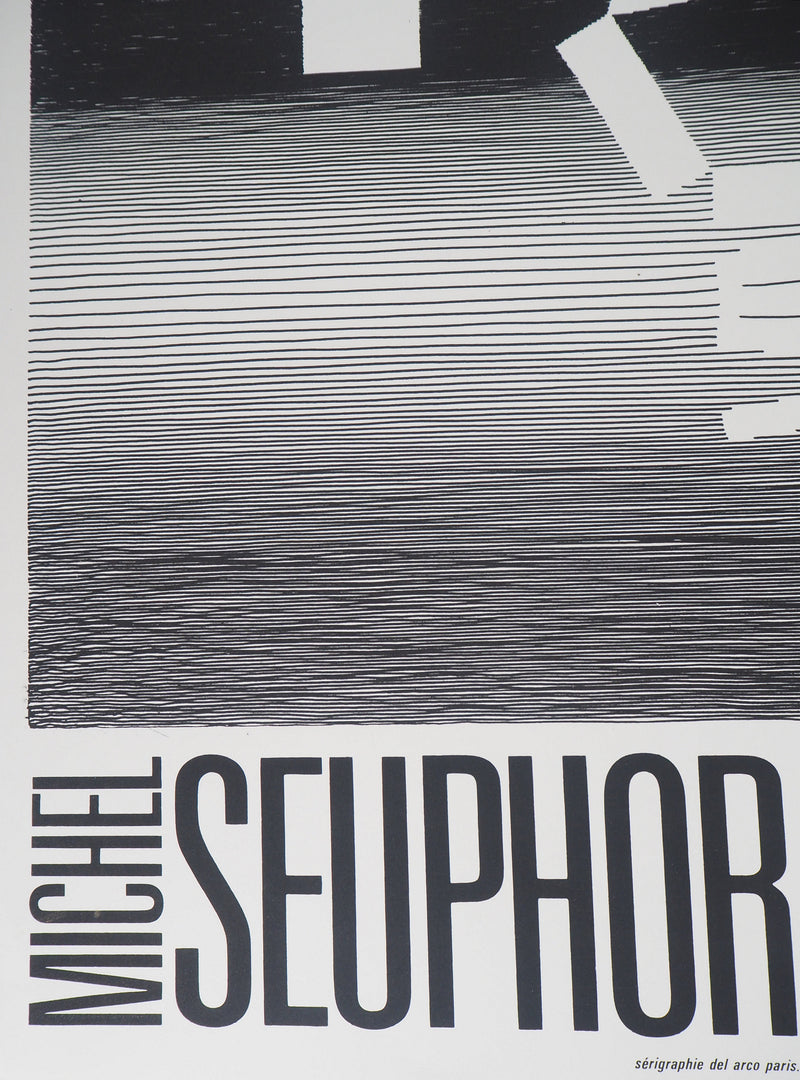 Michel SEUPHOR : Equilibre, Affiche originale (photo de détail 5) - Crédit photo : Galerie Art.Paris