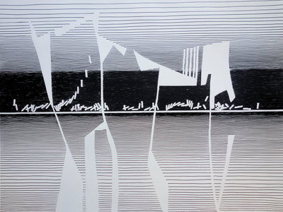 Michel SEUPHOR : Voiles, Sérigraphie originale (photo de détail 3) - Crédit photo : Galerie Art.Paris