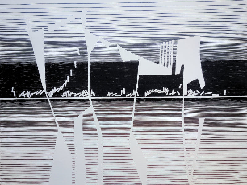 Michel SEUPHOR : Voiles, Sérigraphie originale (photo de détail 3) - Crédit photo : Galerie Art.Paris
