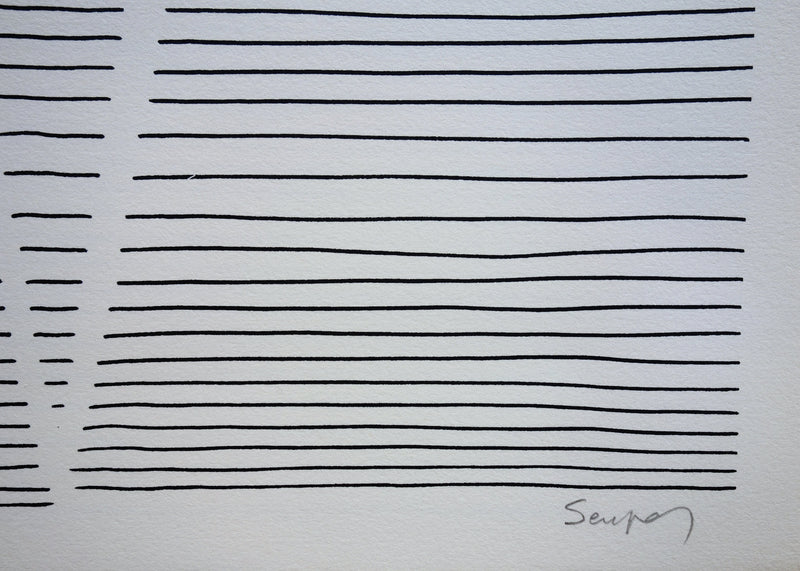 Michel SEUPHOR : Voiles, Sérigraphie originale (photo de détail 2) - Crédit photo : Galerie Art.Paris