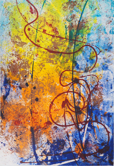 Satish SHARMA : Aurore - Lithographie