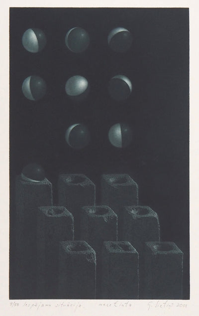 Guntars SIETINS : Elévations, 2001 - Gravure