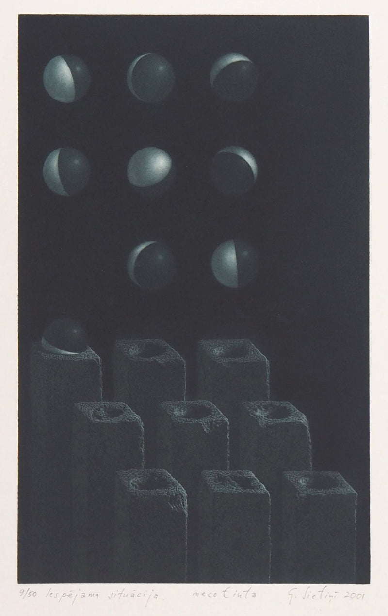 Guntars SIETINS : Elévations, 2001 - Gravure
