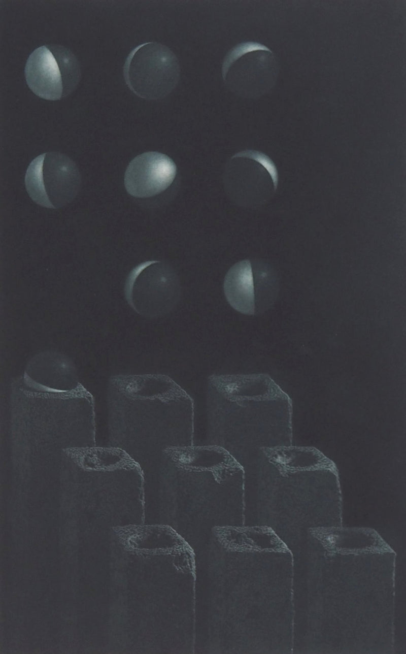 Guntars SIETINS : Elévations, 2001 - Gravure (détail)