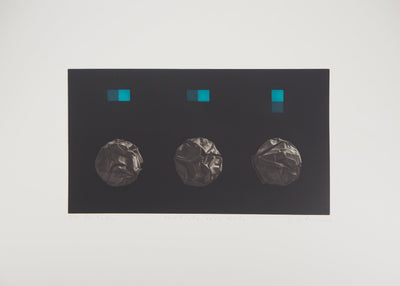 Guntars SIETINS : Les lettres, 2002 - Gravure (détail)