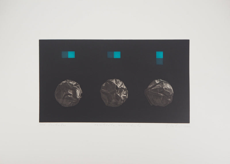 Guntars SIETINS : Les lettres, 2002 - Gravure (détail)