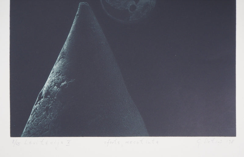 Guntars SIETINS : Levitation X - Gravure (détail)