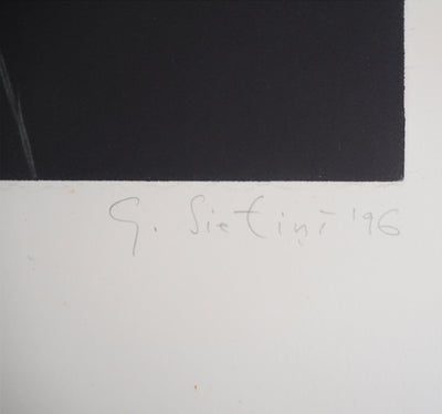 Guntars SIETINS : Lévitation IV, 1996 - Gravure (détail)