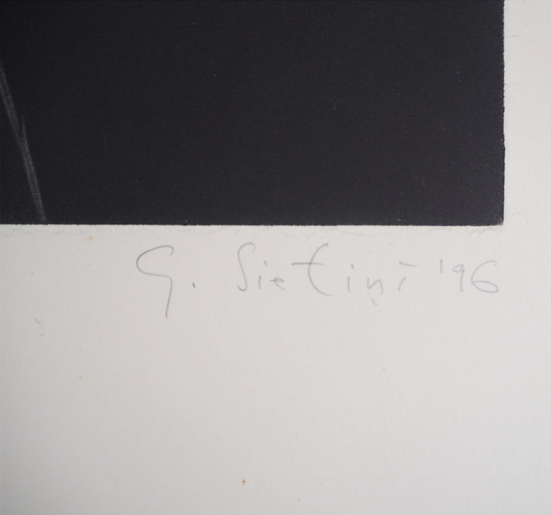 Guntars SIETINS : Lévitation IV, 1996 - Gravure (détail)