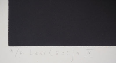 Guntars SIETINS : Lévitation IV, 1996 - Gravure (détail)