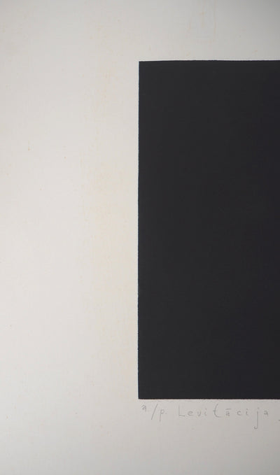Guntars SIETINS : Lévitation IV, 1996 - Gravure (détail)