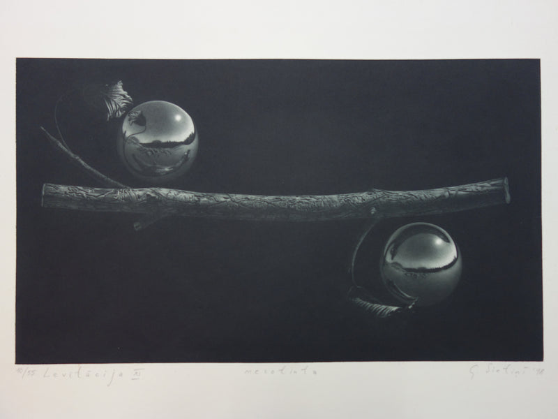 Guntars SIETINS : Levitation - Gravure