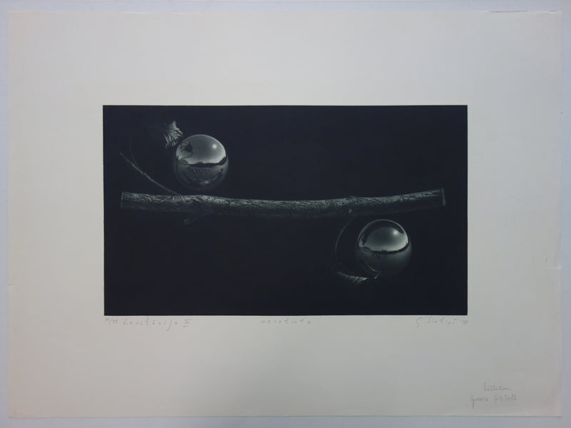 Guntars SIETINS : Levitation - Gravure (détail)