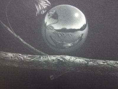 Guntars SIETINS : Levitation - Gravure (détail)