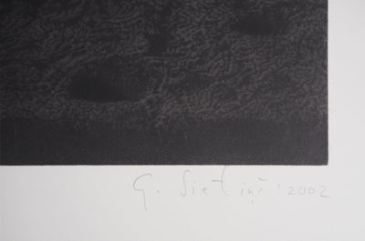 Guntars SIETINS : Planète châtaigne, 2002 - Gravure (détail)