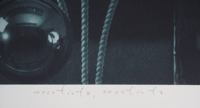 Guntars SIETINS : Les reflets IV, 2002 - Gravure (détail)